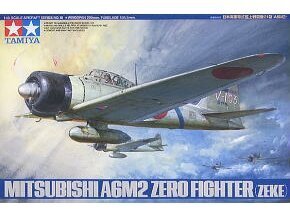 Tamiya - Mitsubishi A6M2 Zero Fighter, 1/48, 61016 hind ja info | Klotsid ja konstruktorid | kaup24.ee