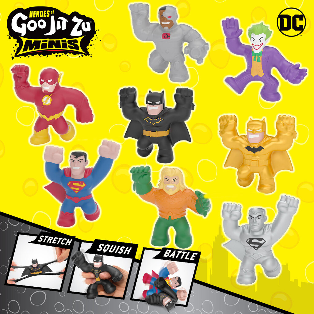 Minifiguuride komplekt Heroes Of Goo Jit Zu DC, 8 tk. hind ja info | Poiste mänguasjad | kaup24.ee