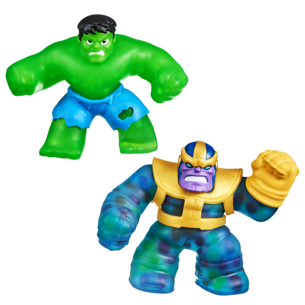 Kangelaskujud Thanos vs Hulk, 2 tk. hind ja info | Poiste mänguasjad | kaup24.ee