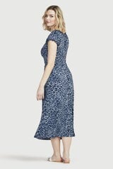 Cellbes naiste pikk kleit MONICA, sinine-leopardimustriline hind ja info | Kleidid | kaup24.ee