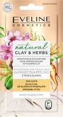 Näomask Eveline Natural Clay & Herbs, 8 ml цена и информация | Маски для лица, патчи для глаз | kaup24.ee