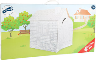 Картонный домик для раскраски Small Foot 10015 цена и информация | Развивающие игрушки и игры | kaup24.ee
