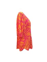 Naiste pluus Antom 0550, oranž hind ja info | Naiste pluusid, särgid | kaup24.ee