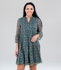 Naiste kleit Vero Moda 10267377*01, tumesinine/salatiroheline 5715305006712 hind ja info | Kleidid | kaup24.ee
