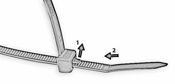 Kaablisidemed Bradas 7,6 x 150 mm, 100 tk., avatavad, Neutral цена и информация | Käsitööriistad | kaup24.ee