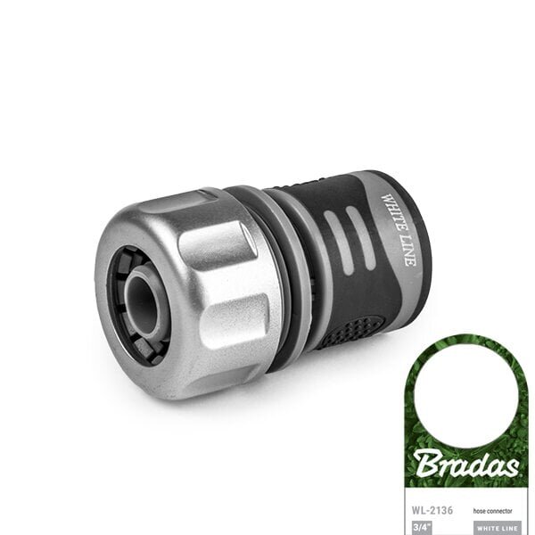 Kiire voolikuühendus 3/4" Bradas WHITE LINE STANDARD TPR hind ja info | Kastekannud, voolikud, niisutus | kaup24.ee