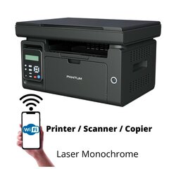 Pantum M6500NW MFP Wi-Fi Printer / Scanner / Copier Laser Monochrome цена и информация | Принтеры | kaup24.ee