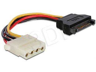 Gembird CC-SATA-PS-M, Sata/Molex, 0.15 м цена и информация | Кабели и провода | kaup24.ee