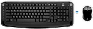 Juhtmevaba klaviatuur Hewlett-Packard, must hind ja info | Klaviatuurid | kaup24.ee