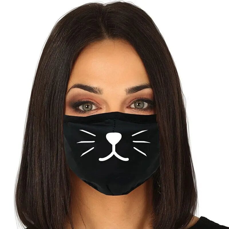 3-kihiline korduvkasutatav mask Halloween kass hind ja info | Esmaabi | kaup24.ee