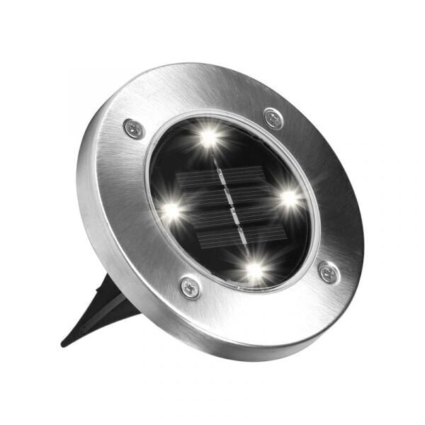 Süvistatavad päikesepatareiga LED aiavalgustid Deck Lights, 4 tk. цена и информация | Aia- ja õuevalgustid | kaup24.ee