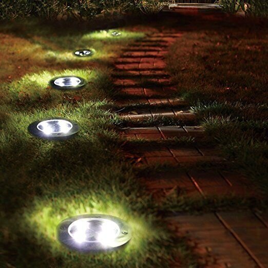Süvistatavad päikesepatareiga LED aiavalgustid Deck Lights, 4 tk. цена и информация | Aia- ja õuevalgustid | kaup24.ee