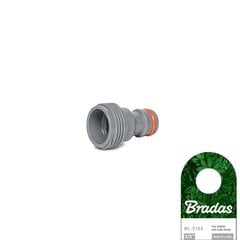 Adapter väliskeermega 1/2" Bradas WHITE LINE цена и информация | Оборудование для полива | kaup24.ee