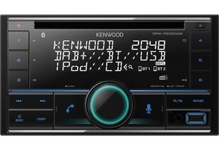 Автомобильная радиомагнитола с CD Kenwood DPX-7200DAB Чёрный цена и информация | Автомагнитолы, мультимедиа | kaup24.ee