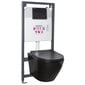 WC-poti komplekt Kerra Delos BLM/Pacific Black, WC ja nupuga цена и информация | WС-potid | kaup24.ee