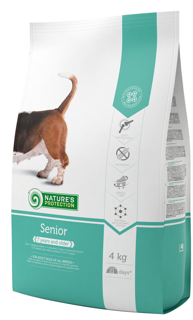 Nature's Protection Dog Senior, 4 kg цена и информация | Kuivtoit koertele | kaup24.ee