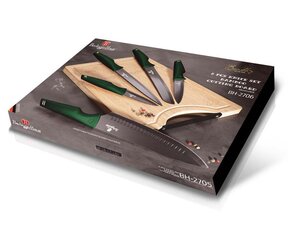 Berlinger Haus набор из 5 кухонных ножей с разделочной доской цена и информация | Подставка для ножей Tescoma Woody, 21 см | kaup24.ee