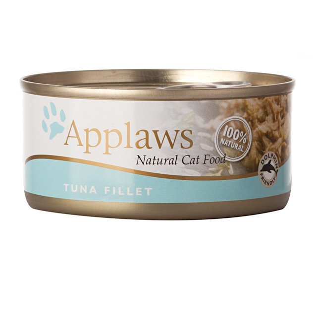 APPLAWS CAT KONSERV TUNA FILLET 156G hind ja info | Konservid kassidele | kaup24.ee