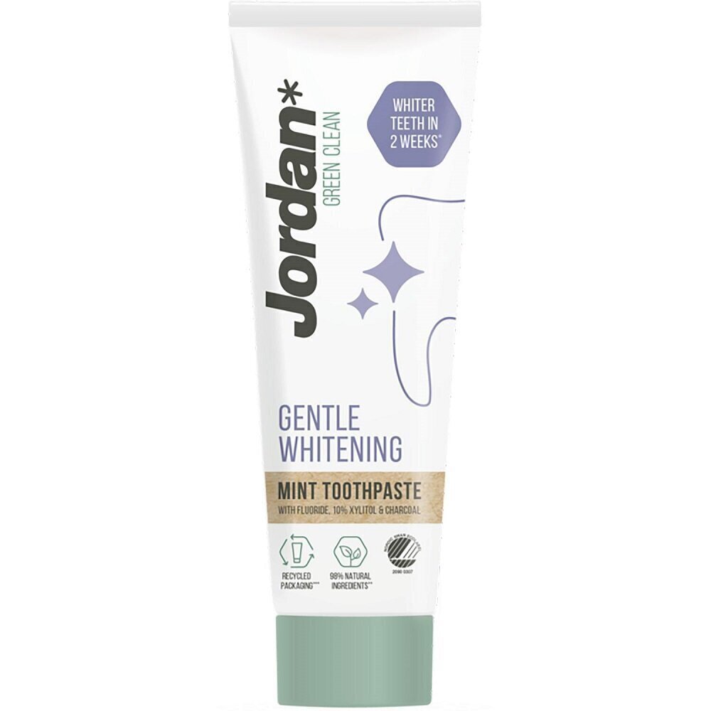Jordan Green Clean hambapasta Gentle Whitening, 75 ml hind ja info | Suuhügieen | kaup24.ee