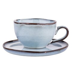 Чашка с тарелкой, 200 мл цена и информация | Детали интерьера | kaup24.ee