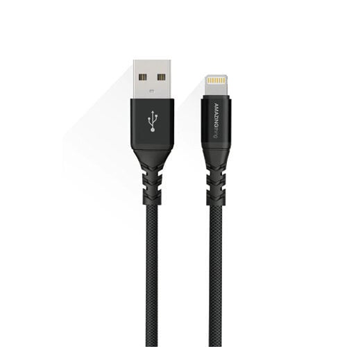 Premium MFI sertifitseeritud kaabel USB - Lightning (Must, 3m) цена и информация | Kaablid ja juhtmed | kaup24.ee