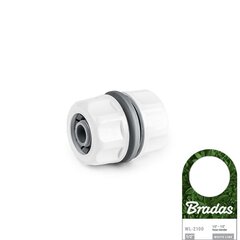 Kastmisvooliku 1/2" ühendusadapter Bradas WHITE LINE цена и информация | Оборудование для полива | kaup24.ee