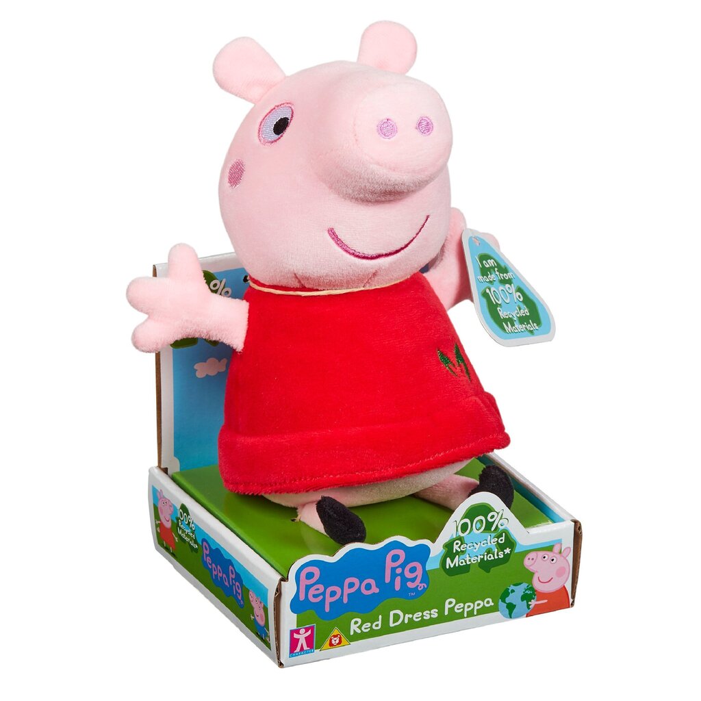 Plüüsist mänguasi Põrsas Peppa (Peppa Pig), 20 cm hind ja info | Pehmed mänguasjad | kaup24.ee