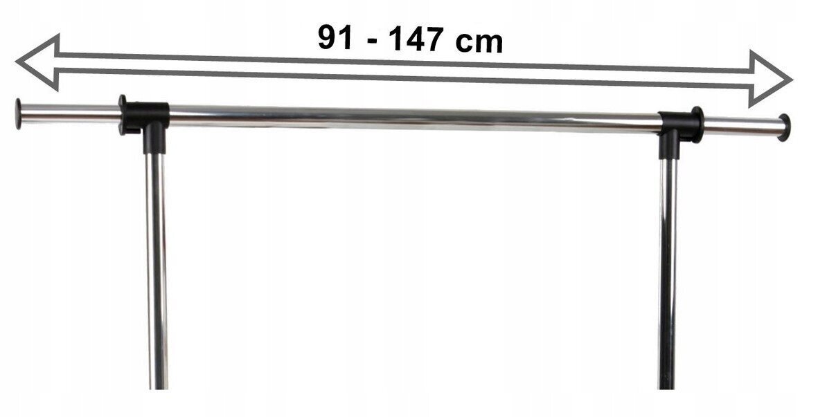 OTTO BIS kahekordne riidepuu, must hind ja info | Riidestanged ja nagid | kaup24.ee