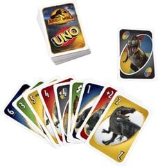 UNO kaardid Jurassic World, GXD72 цена и информация | Настольные игры, головоломки | kaup24.ee