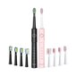 FairyWill Sonic elektrilised hambaharjad peadega E11 / must ja roosa hind ja info | Elektrilised hambaharjad | kaup24.ee