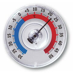 Аналоговый оконный термометр Twatcher 14.6009.30 цена и информация | Метеорологические станции, термометры | kaup24.ee