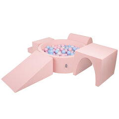 Детская площадка KiddyMoon Foam с круглым бассейном для шариков (200 шариков), версия 3 цена и информация | Игрушки для малышей | kaup24.ee
