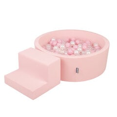 Детская площадка KiddyMoon Foam с круглым бассейном для шариков (200 шариков), лестница цена и информация | Игрушки для малышей | kaup24.ee