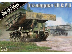 Сборная пластиковая модель Das Werk - Brückenlegepanzer M48 A2 AVLB, 1/35, 35025 цена и информация | Конструкторы и кубики | kaup24.ee
