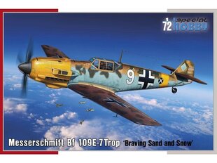 Special Hobby - Messerschmitt Bf 109E-7Trop ‘Braving Sand and Snow’, 1/72, 72462 hind ja info | Klotsid ja konstruktorid | kaup24.ee