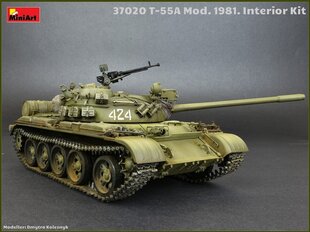 Сборная пластиковая модель Miniart - Soviet Medium Tank T-55A Mod. 1981 Interior Kit, 1/35, 37020 цена и информация | Конструкторы и кубики | kaup24.ee