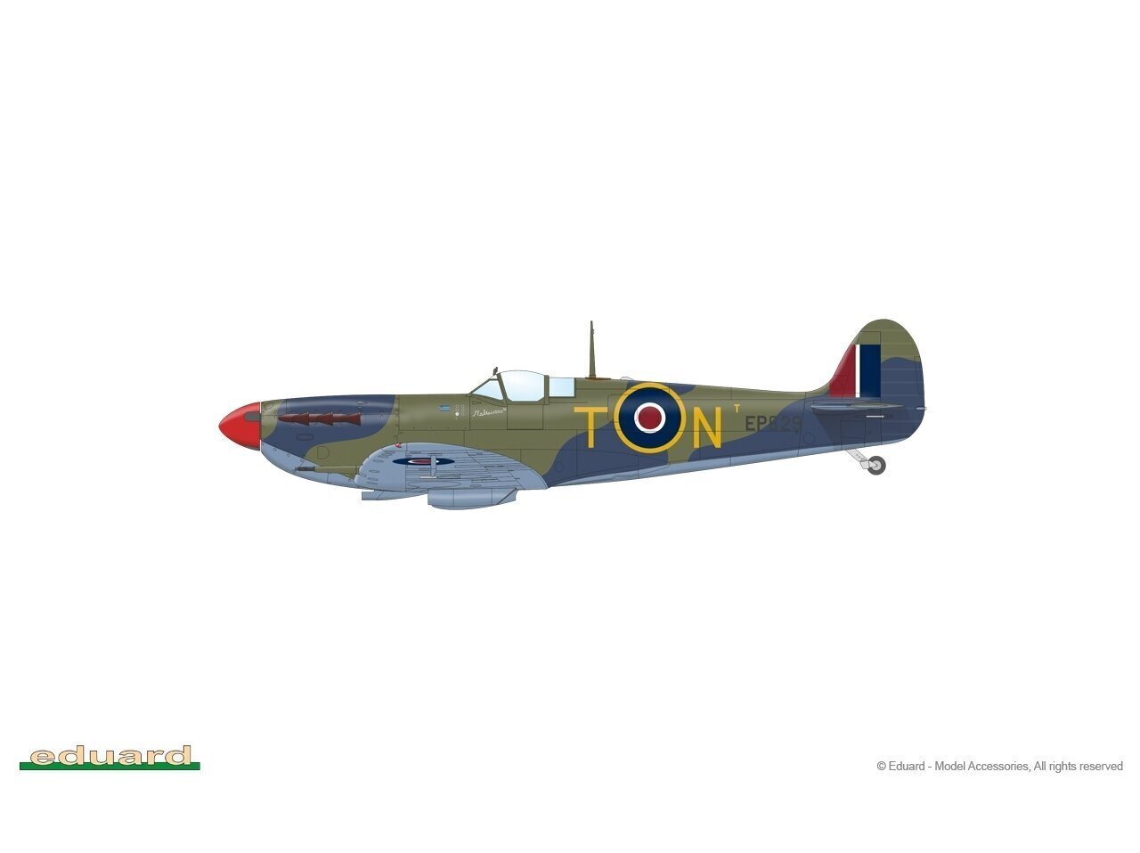 Eduard - Spitfire Mk.Vb late ProfiPACK Edition, 1/48, 82156 hind ja info | Klotsid ja konstruktorid | kaup24.ee