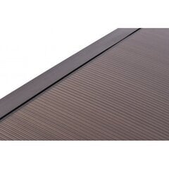 Пластиковая крыша Eco 80x150 см - коричневая цена и информация | Козырьки для дверей | kaup24.ee
