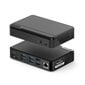 Dokkimisjaam Alogic Usb-C ja Usb 3.0 kahe ekraaniga Full HD цена и информация | USB jagajad, adapterid | kaup24.ee