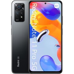 Xiaomi Redmi Note 11 Pro 5G Dual SIM 6/128GB,MZB0AUCEU Graphite Gray цена и информация | Мобильные телефоны | kaup24.ee