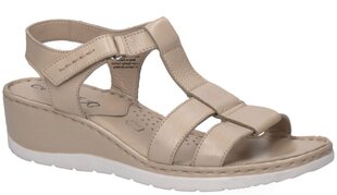 Caprice nahast naiste lahtised kingad, beež hind ja info | Naiste sandaalid | kaup24.ee