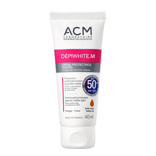 Toonitud kaitsekreem ACM SPF 50+ Dépiwhite M (toonitud kaitsekreem), 40 ml hind ja info | Näokreemid | kaup24.ee