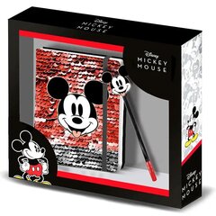 Päevik + pastakas komplekt Disney Mickey Donut hind ja info | Vihikud, märkmikud ja paberikaubad | kaup24.ee