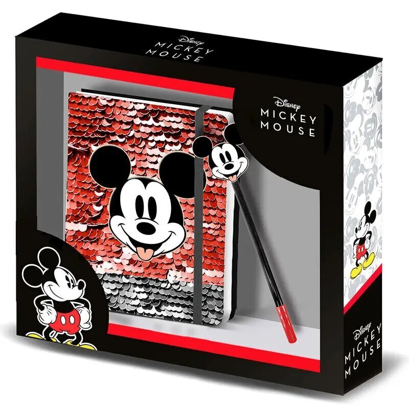 Päevik + pastakas komplekt Disney Mickey Donut цена и информация | Vihikud, märkmikud ja paberikaubad | kaup24.ee