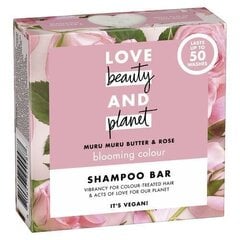 Tahke šampoon roosiõli ja muruvõiga Love Beauty and Planet (Shampoo Bar), 90 g цена и информация | Шампуни | kaup24.ee