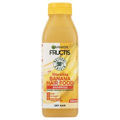 Toitev šampoon kuivadele juustele Garnier Fructis Hair Food (Banana Nourishing Shampoo), 350 ml hind ja info | Garnier Kaitsevahendid ja meditsiinitarbed | kaup24.ee