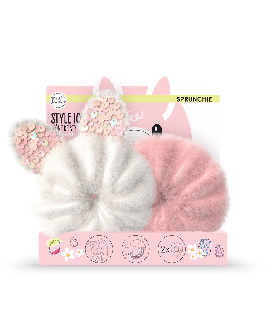 Patsikummid invisibobble Kids Sprunchie Easter Cotton Candy, 2 tk hind ja info | Juuste aksessuaarid | kaup24.ee