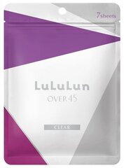 Sära andev vananemisvastane kangasmask LuLuLun Over 45 Clear Sheet Mask, 7-pack hind ja info | Näomaskid, silmamaskid | kaup24.ee