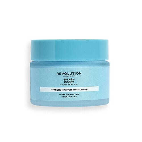 Niisutav kreem Revolution Skincare Revolution Skincare (hüaluroonhappega splash Boost), 50 ml цена и информация | Näokreemid | kaup24.ee