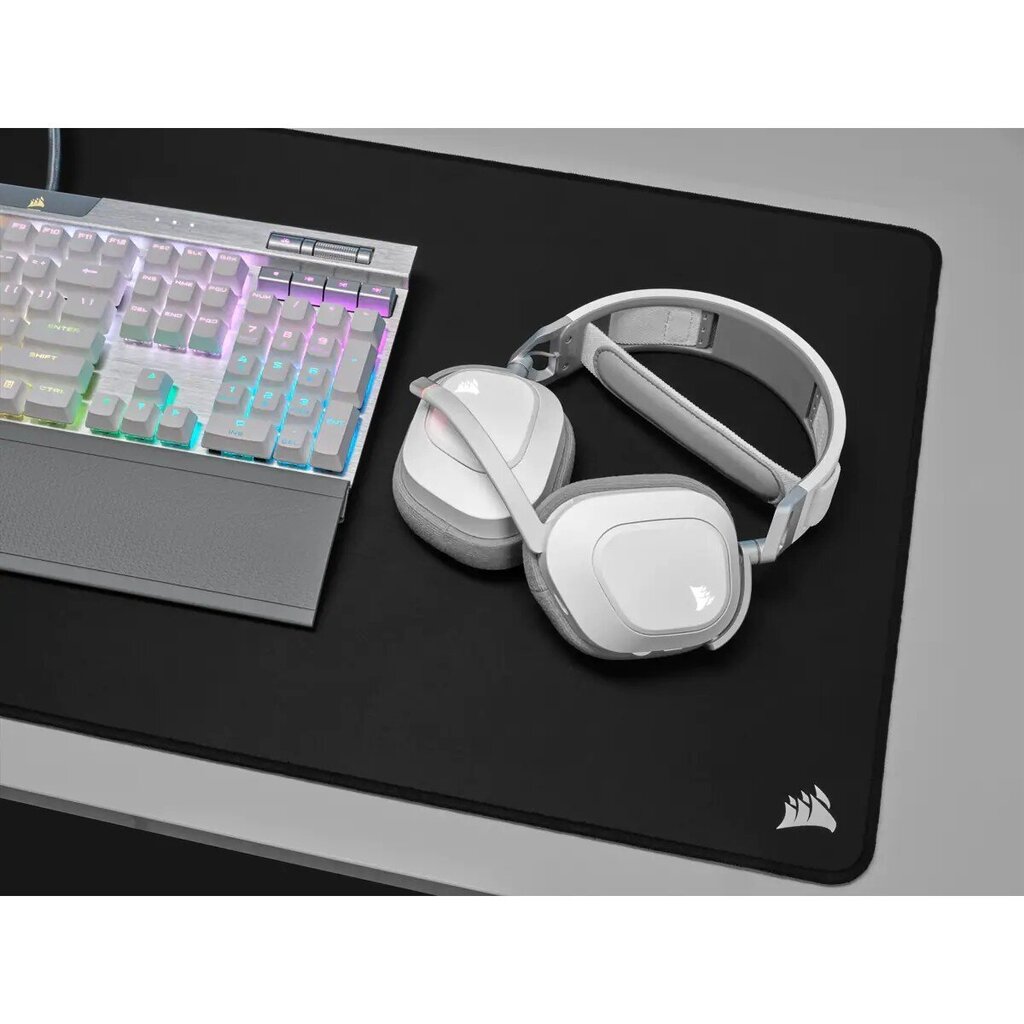 Juhtmevabad mänguri kõrvaklapid Corsair HS80 RGB - valge hind ja info | Kõrvaklapid | kaup24.ee